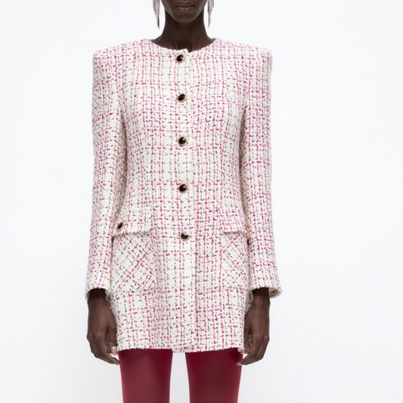 Zara tweed coat bloggers fav - Picture 4 of 15